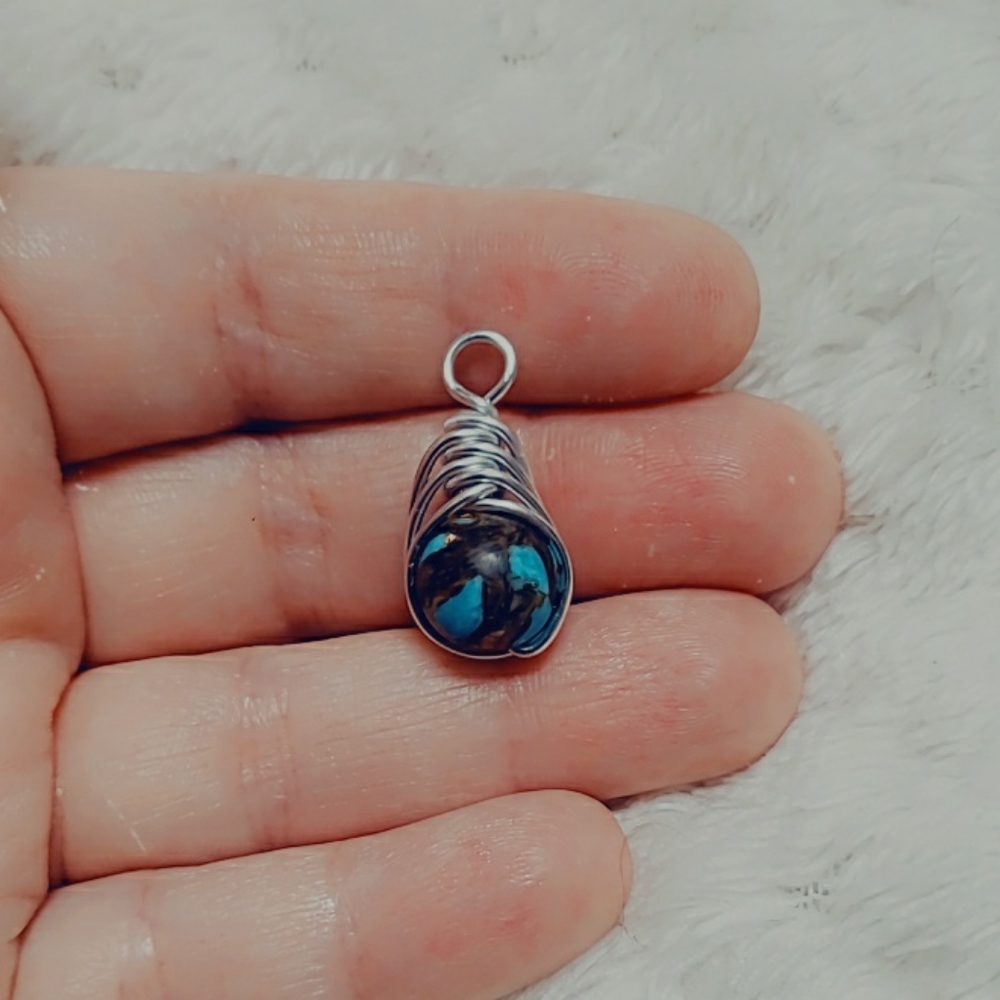 Handwrapped Pendant 16